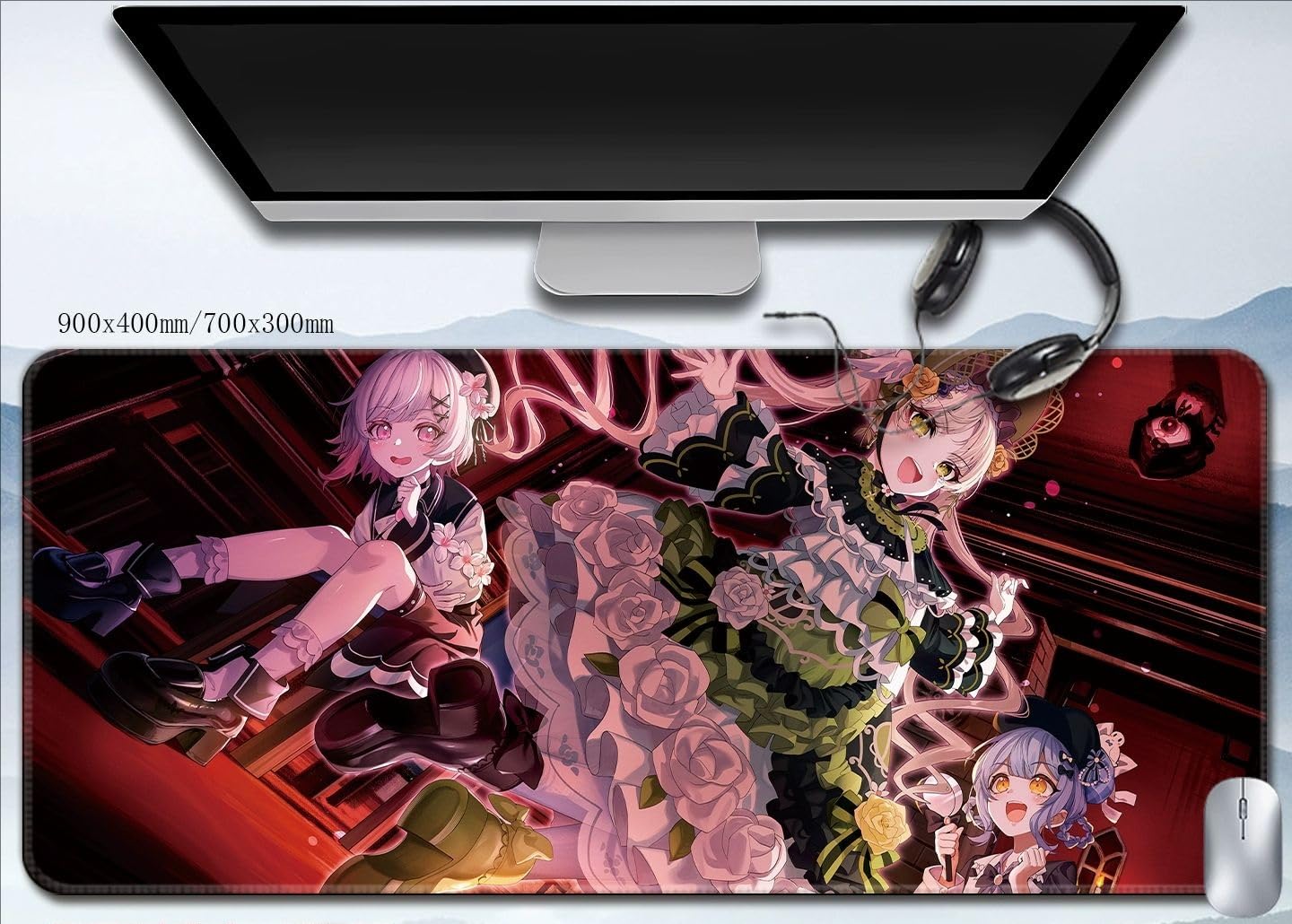 Amazon.co.jp: 魔法少女ノ魔女裁判 マウスパッド 橘シェリー 桜羽エマ
