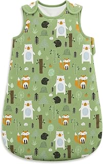 WYTbaby 1 1.5 2.5 Tog Baby Schlafsack 100% Baumwolle | Ganzjahresschlafsack Weich Babyschlafsack Winter für Neugeborene Jungen Mädchen 0-24 Monate