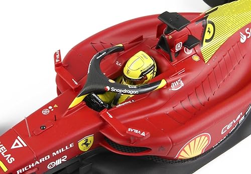 Miniatura 4 de 118 BBurago Ferrari F1-75 Charles Leclerc #16 GP de Italia Giallo Modena Edición Especial Modelo de coche