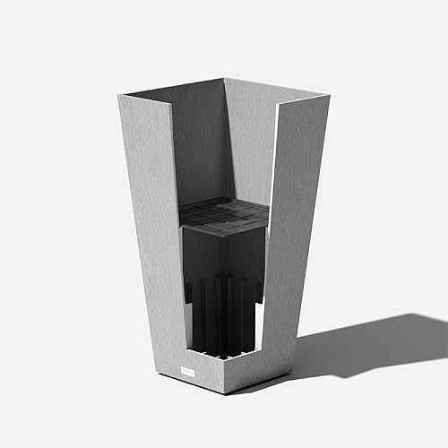 Miniatura 3 de Veradek Maceta alta de resina en V