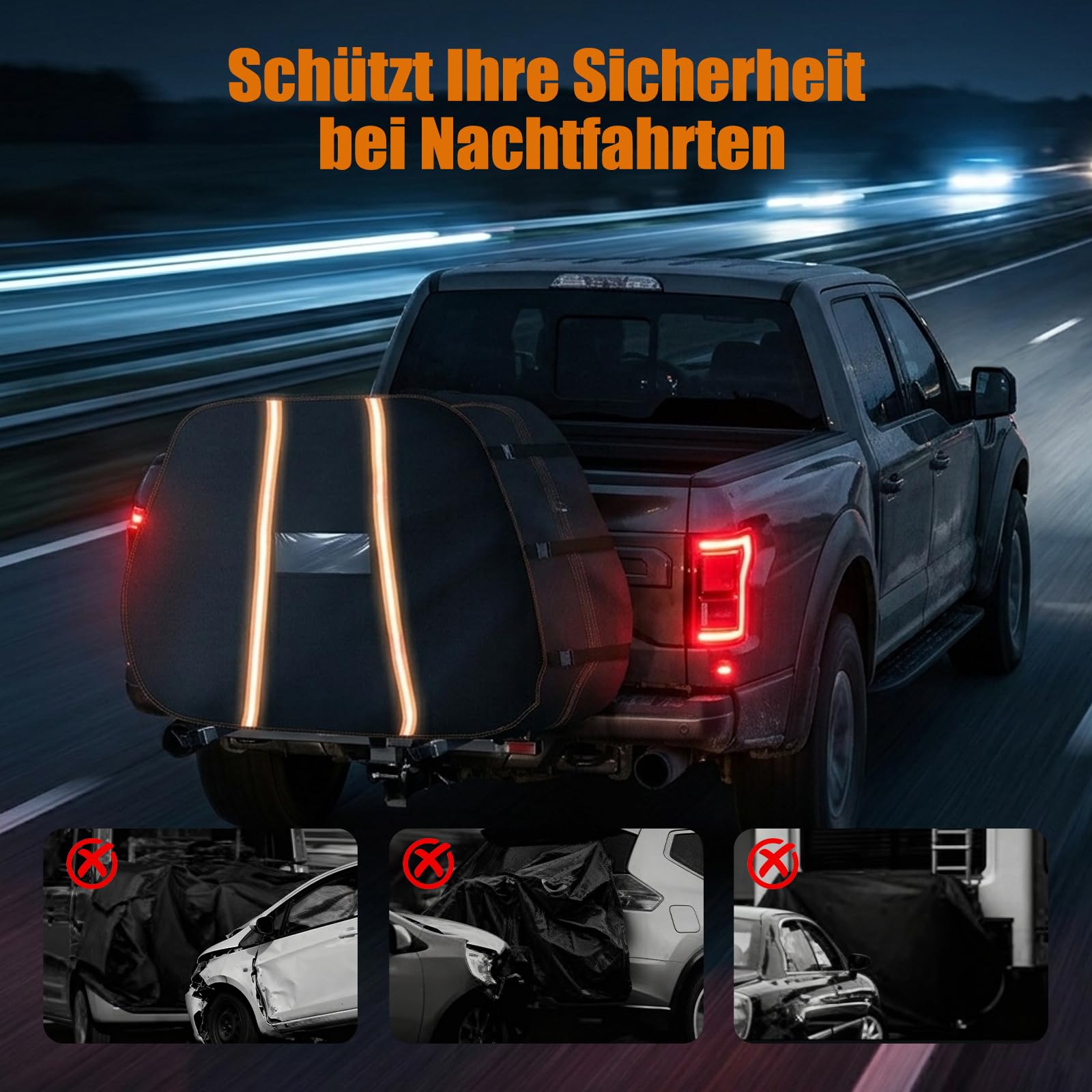 Fahrradabdeckung Wasserdicht Reißfest Für 1–2 Fahrräder Outdoor | Mit Reflexstreifen, Verstellbaren Gurten Und Reißverschluss, UV-Beständig, Staubdicht, Für E-Bike, Mountainbike Und Rennrad
