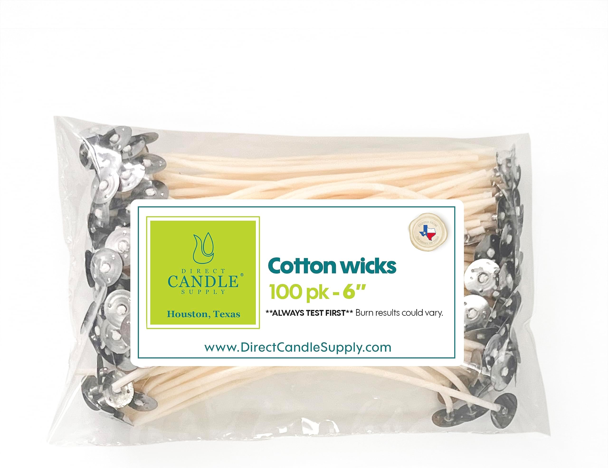 Candle Wicks preWaxed Wick with Candle for DIY Candle