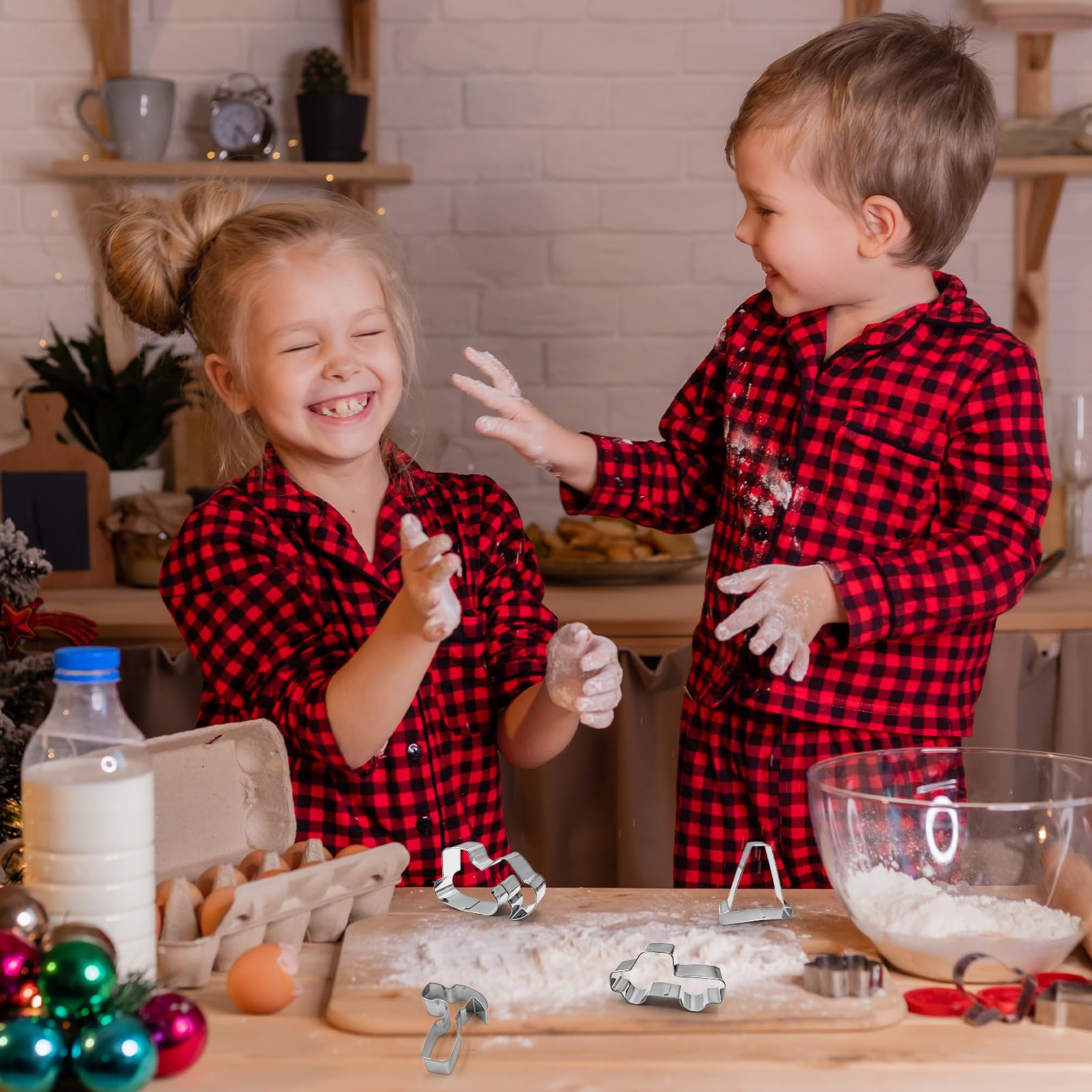 Set Da 9 Stampini Per Biscotti Per Bambini – Formine In Acciaio Inox A Tema Trattore, Escavatore E Martello – Ideali Per Pasta Di Zucchero, Fondente E Biscotti - 2