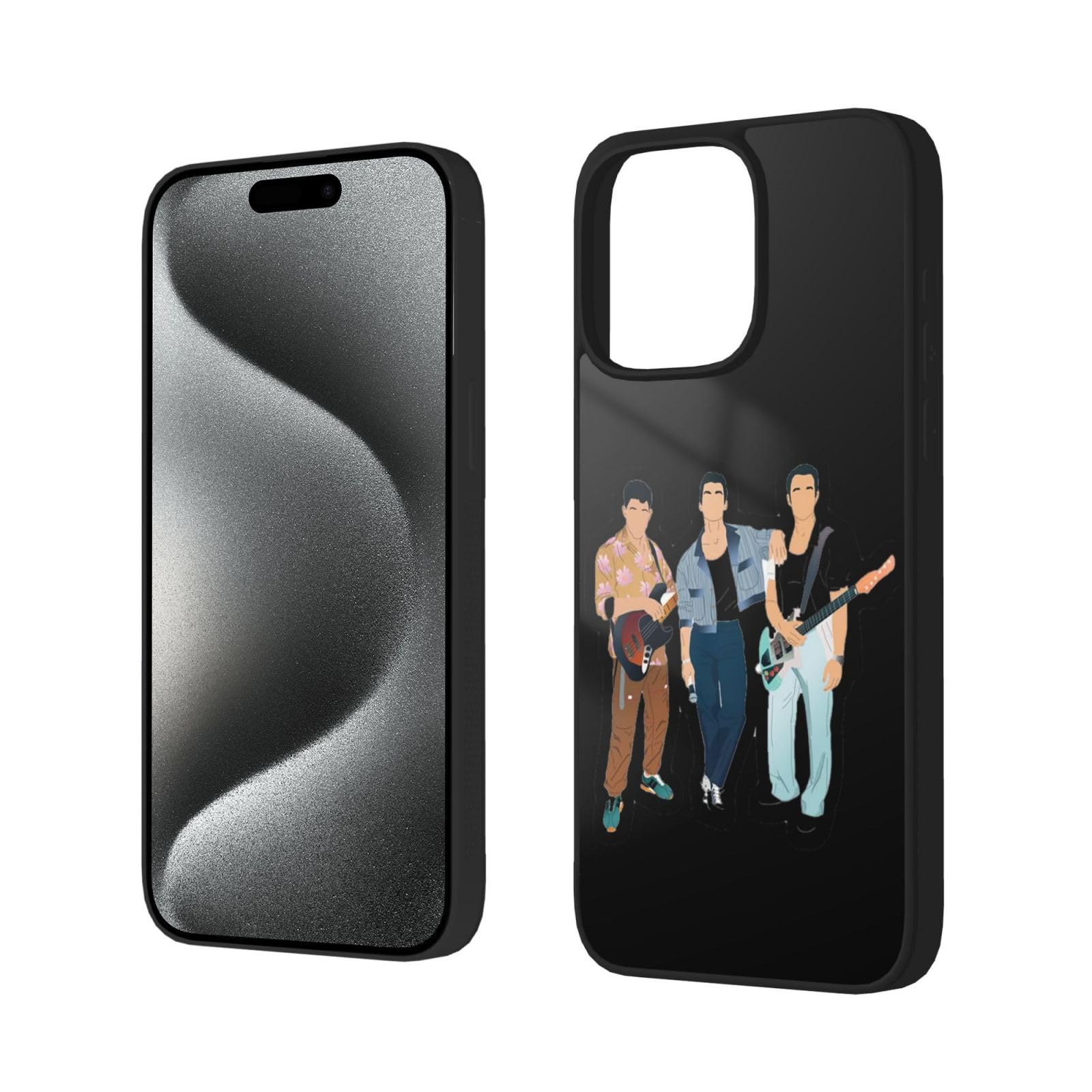 Baisacrafts Jonas Brothers Case Compatible with iPhone 15 Pro Max
