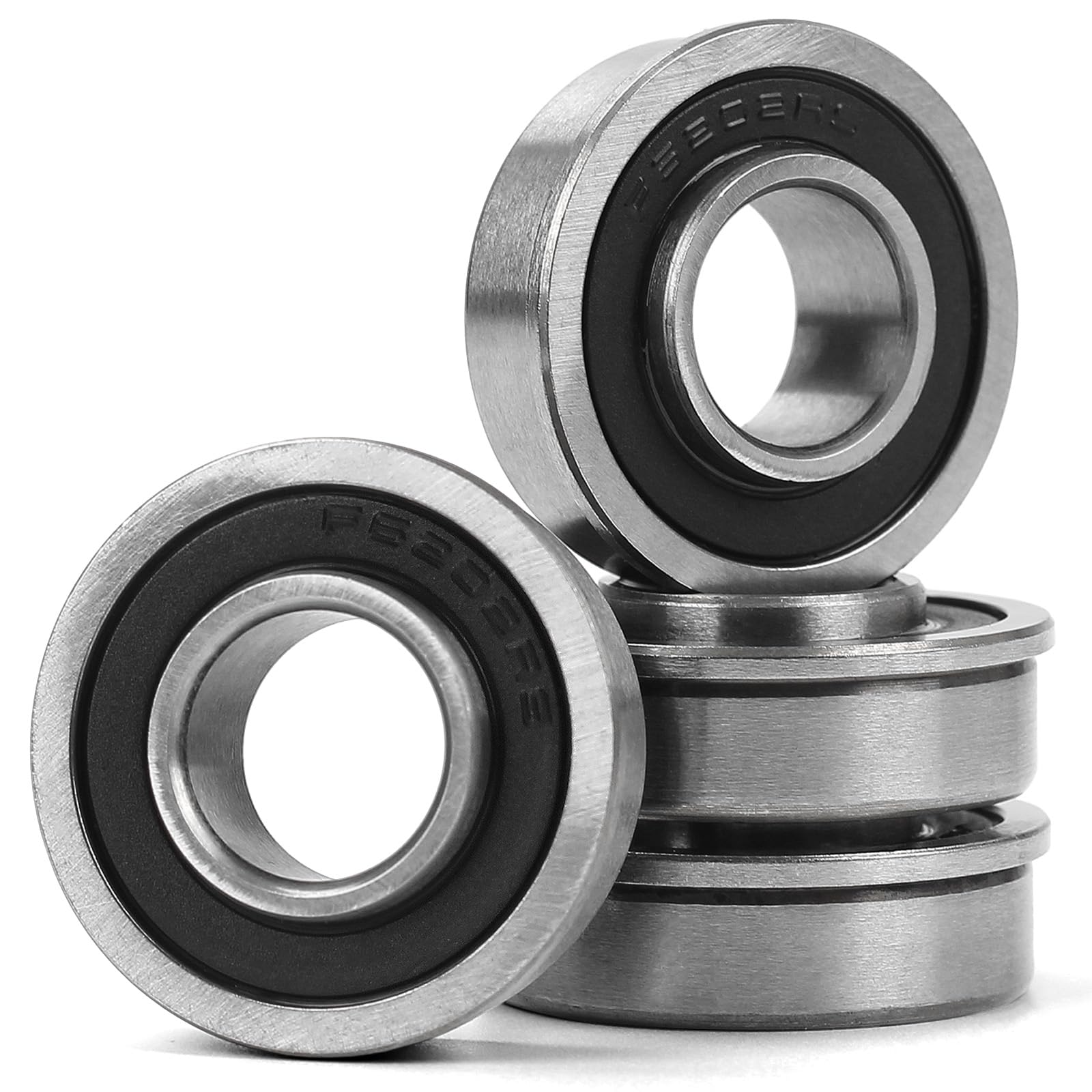 GICOOL Steel Bearings - 4 Pack, 5/8" Flange -1 GICOOL Steel Bearings - 4 Pack, 5/8" Flange -1