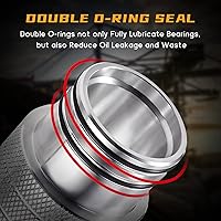 Vista 3 de QUICKWOLF Maverick X3 Herramienta de grasa para rodamientos de rueda, 1.535 in X3 grasa para rodamientos de rueda compatible con Can Am Maverick X3