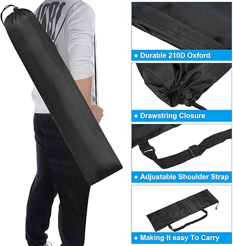 Miniatura 3 de PATIKIL Bolsa de repuesto para silla de campamento de 31 x 8 pulgadas, paquete de 2 bolsas de transporte plegables de nailon para silla de