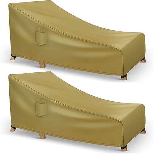 Fundas para tumbonas impermeables para exteriores, fundas resistentes para muebles de patio, fundas para muebles de exterior, fundas para sillas de