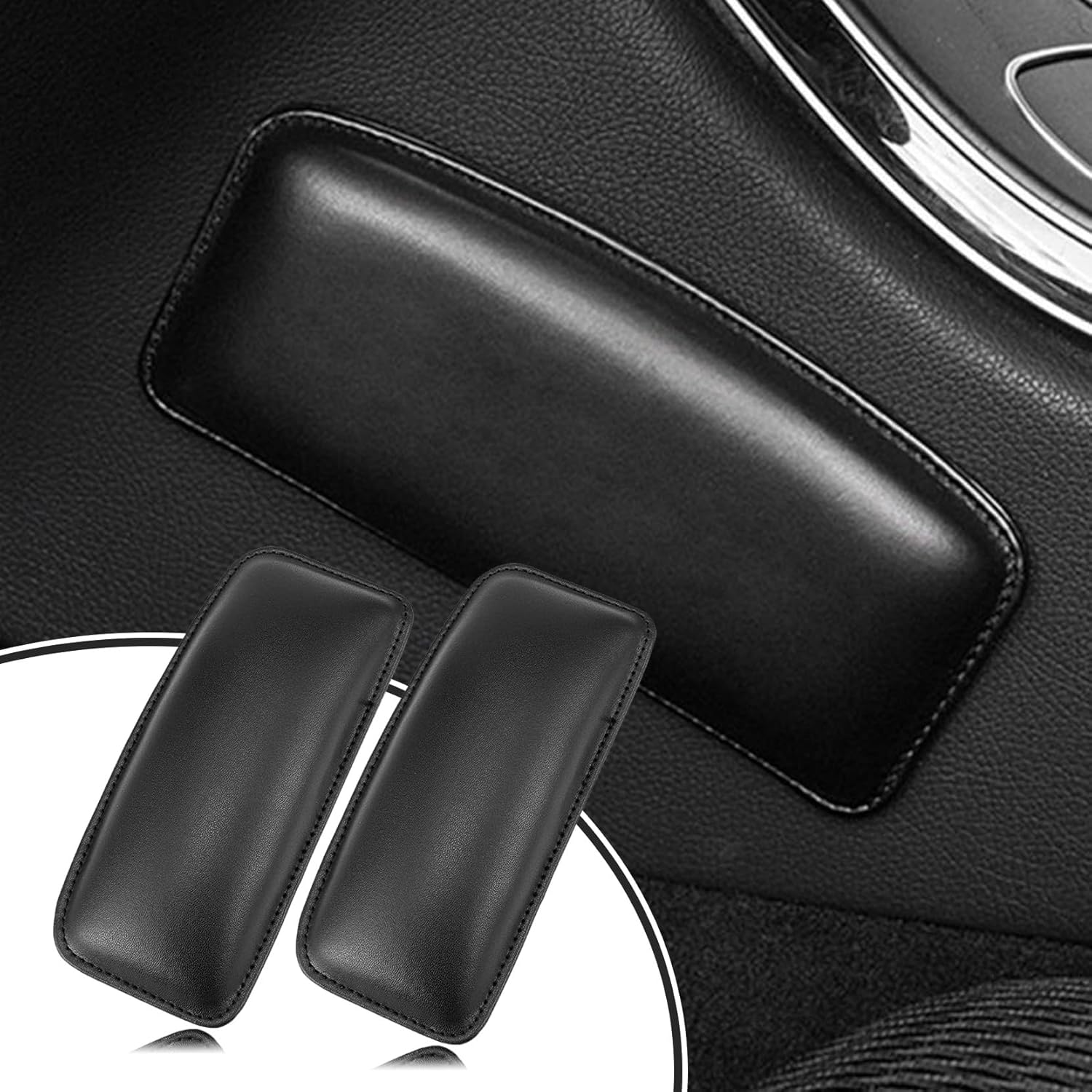 GKmow 2 PCS Car Knee Leg Elbow Cushion, Car Door Center