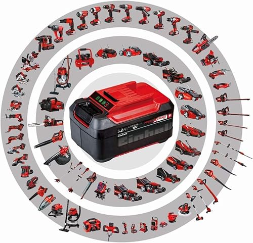Miniatura 4 de Einhell TE-CD Power X-Change 18 voltios inalámbrico 1/2 pulgada, máximo 1500 RPM, 354 pulgadas-libras, taladro/destornillador inalámbrico con clip