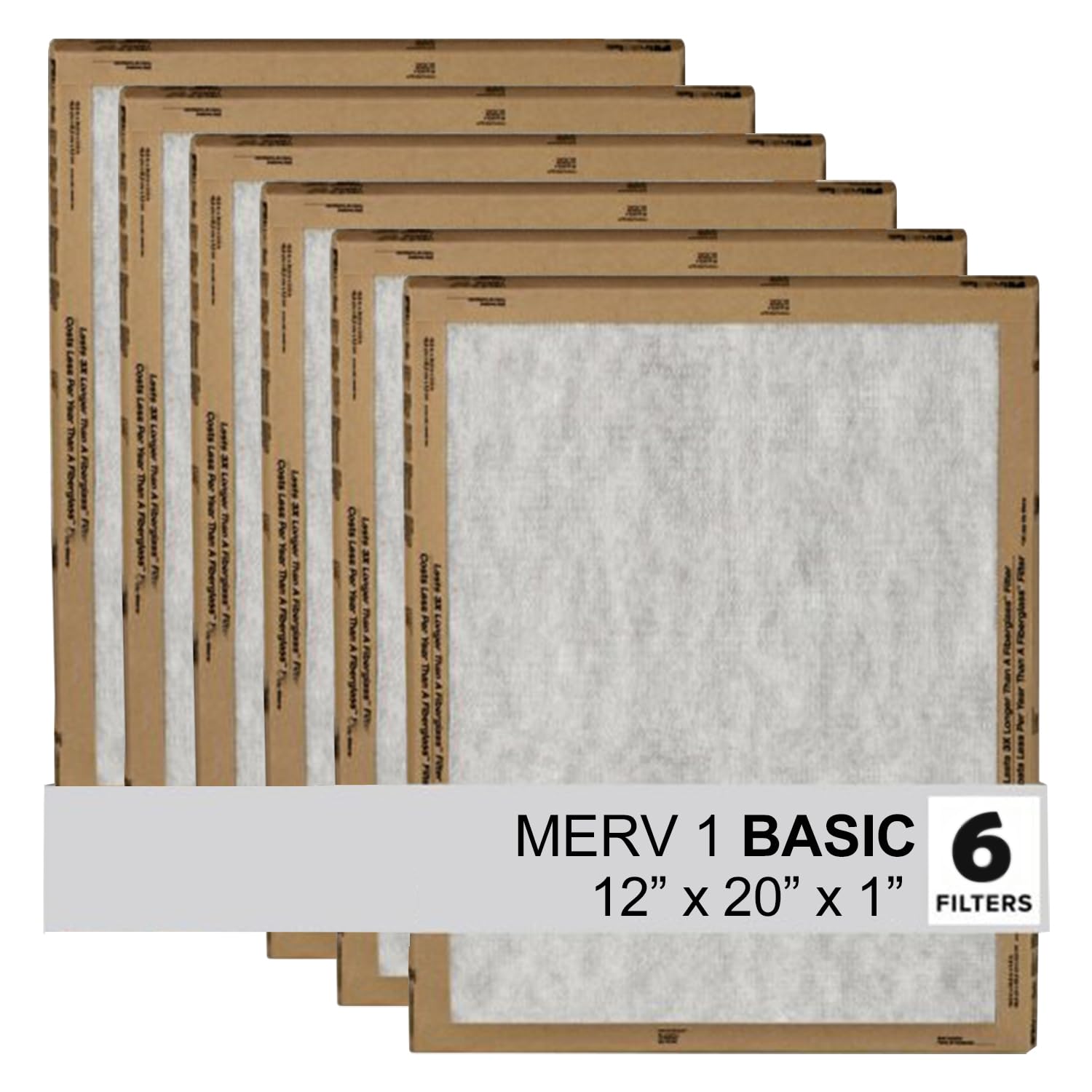 Filtrete 20-in W X 36-in L X 1-in 5 MERV Basic Pleated Air Filter  3 In X 1 In Basic Pleated 3 Pack Pleated Air Filter - Foto 12