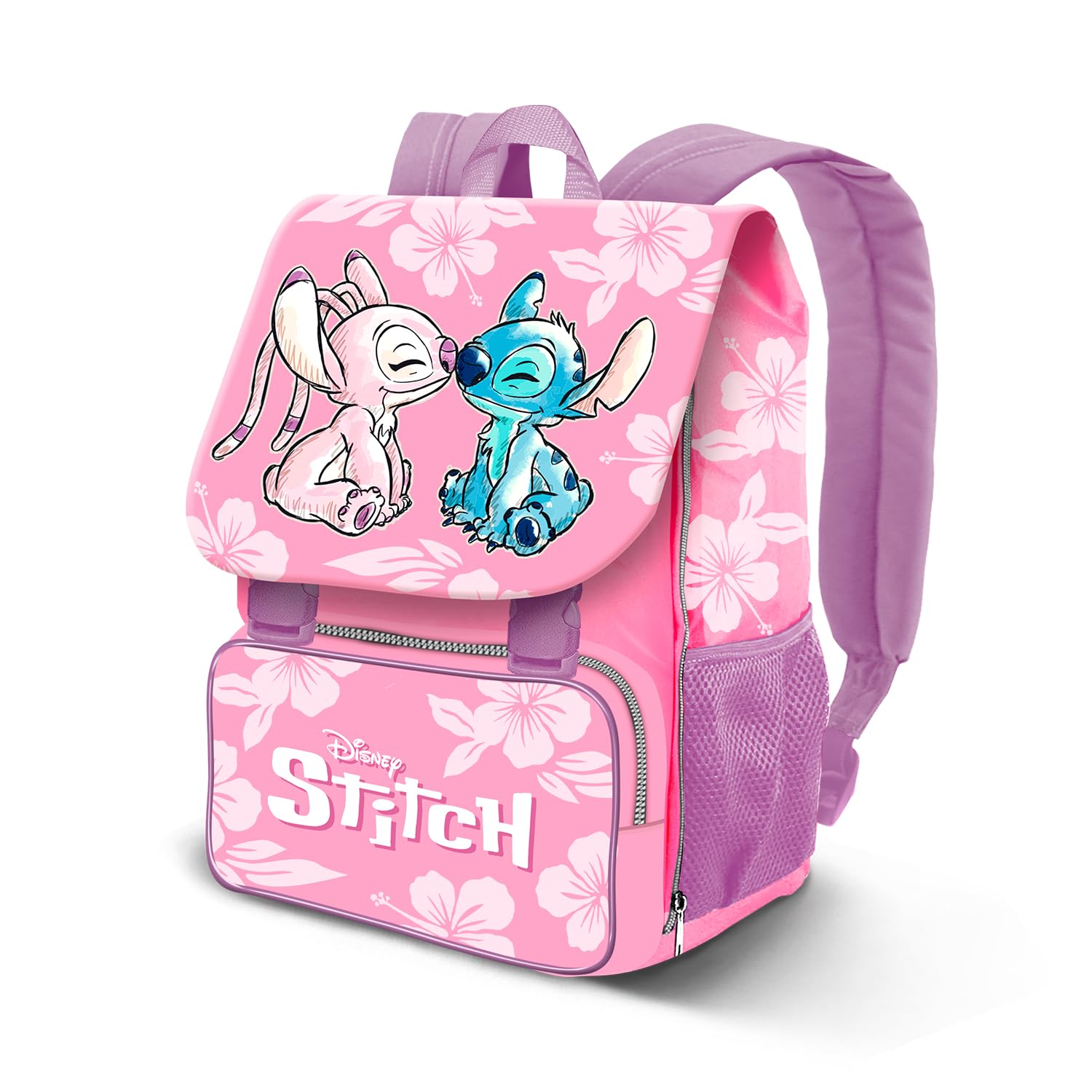 Lilo and Stitch Pink-EXP Expandable Backpack, Pink, 30 x 45 cm, Capacity 28 L