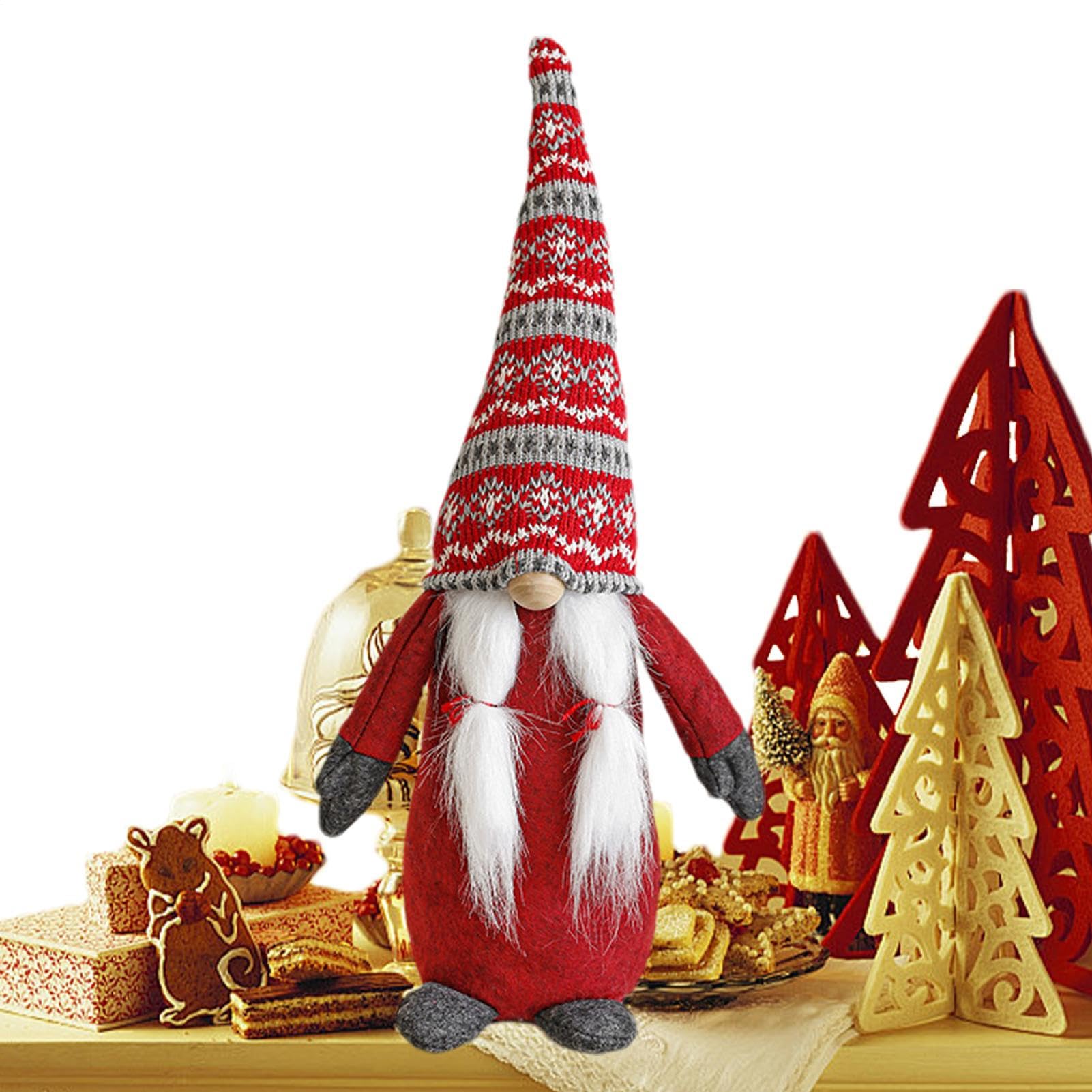 Nain de Noël figurine fait main décoration de jardin maison table et vacances d'Halloween