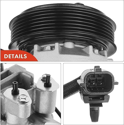 Miniatura 8 de A-Premium Compresor de aire acondicionado AC con embrague Compatible con Nissan Altima 2.5L 2007 2013-2018, Rogue 2.5L 2014-2020, estilo VCS-14EC