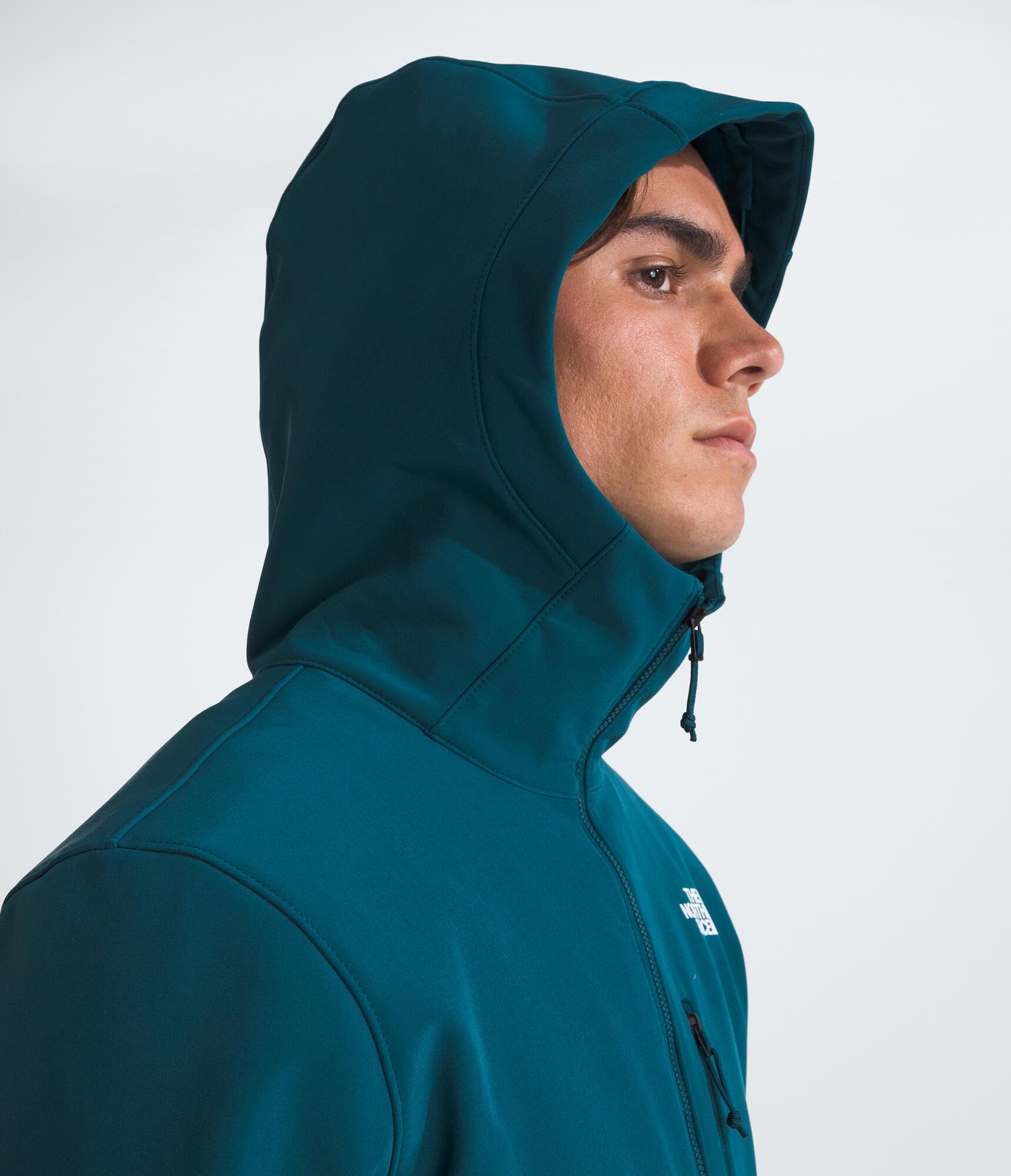 THE NORTH FACE Apex Bionic 3 DWR Softshell - Chaqueta con capucha para hombre, color Midnight Petrol, talla XL
