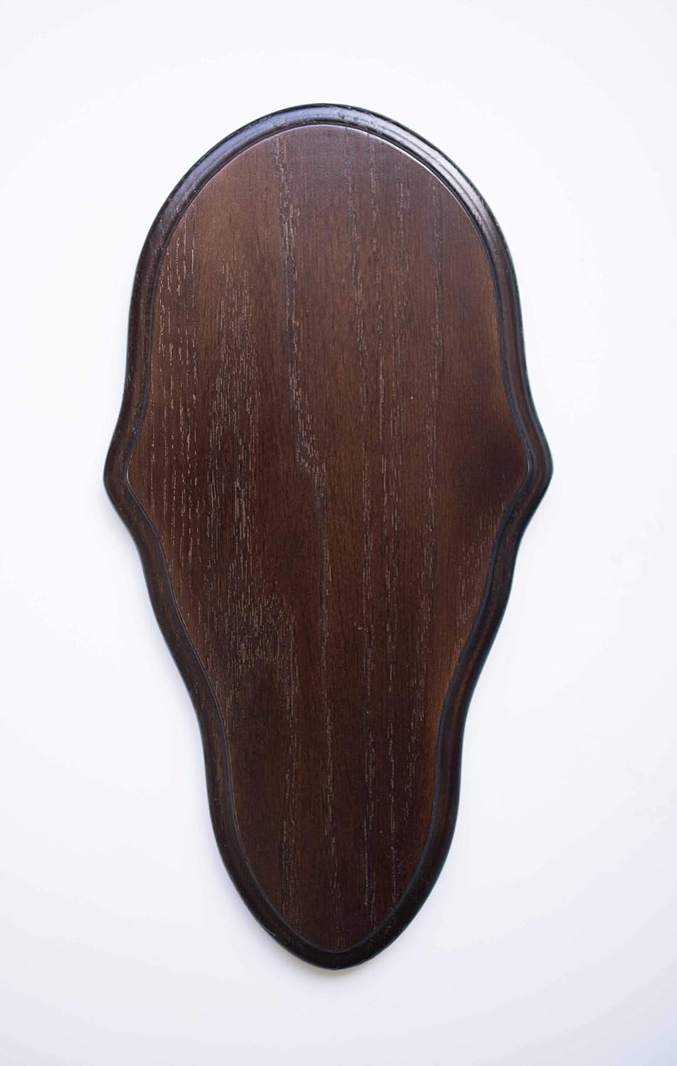 Taxidermists Woodshop Dark Oak Classic Deer European Skull Mount Face Plate Plaque ( similar) 