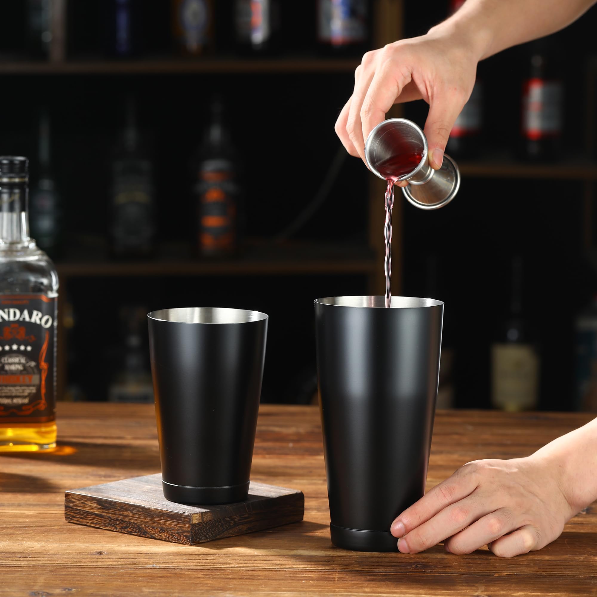 Amazon.com: Cocktail Geek Boston Shaker Set, 28 Oz and 18 Oz
