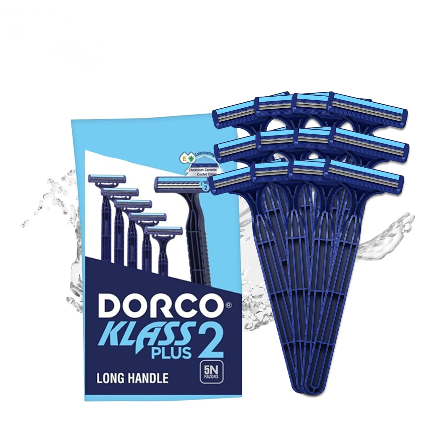 Dorco TG710 Disposable Shaving Razors with Dispenser for Men | Twin blade technology | Razor with Long Handle with Lubrastrip | Easy to carry | Smmoth Shave | Pack of 12-image-40