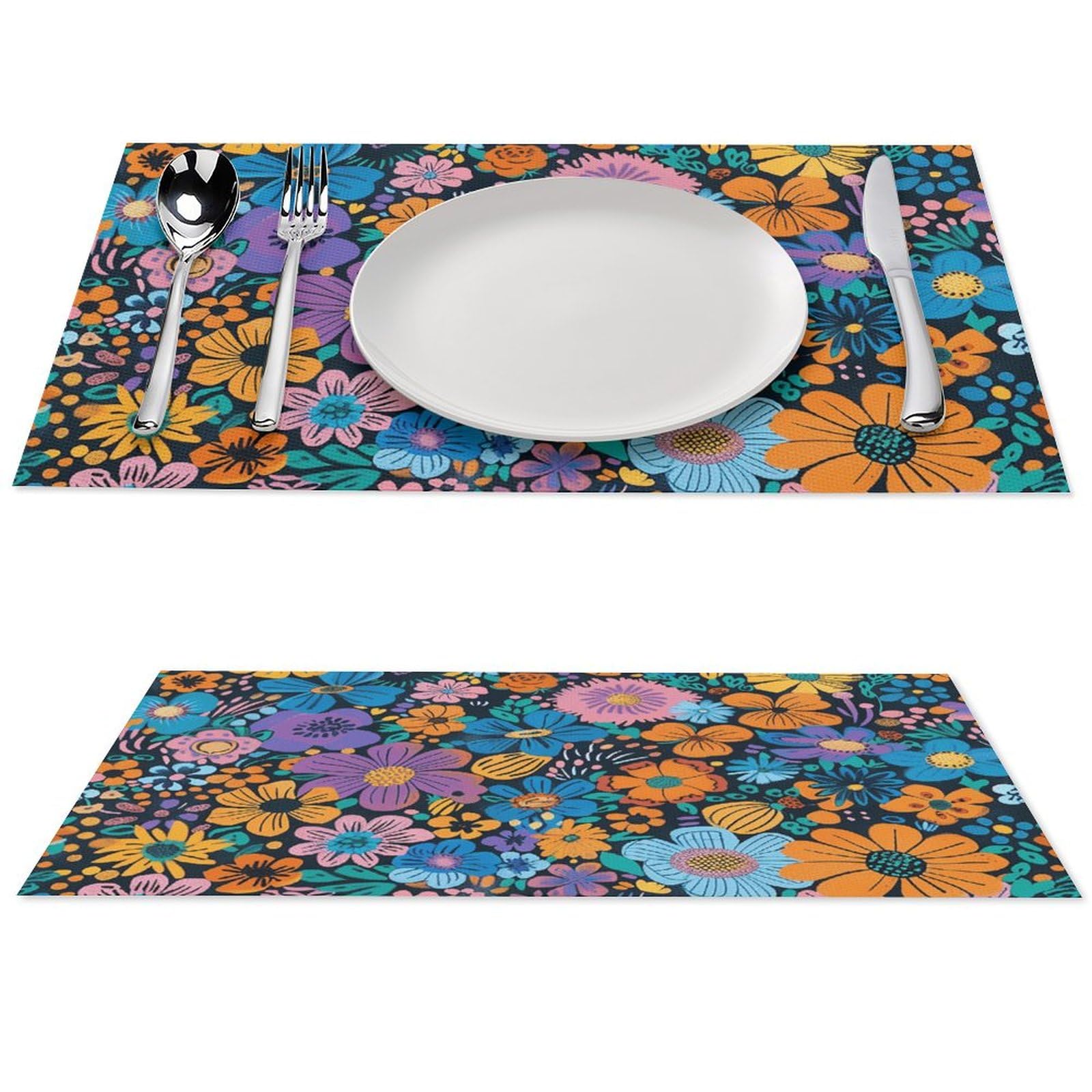 Sets de table PVC lavables pour table de salle à manger