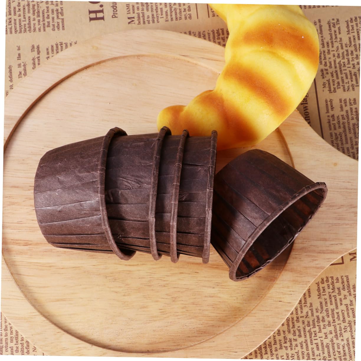 MAGICLULU 300pièces Caissettes à Muffins Papier Chocolat Doublures De Cupcakes Anti-adhésives Accessoires De Pâtisserie Pour Gâteaux Et Desserts