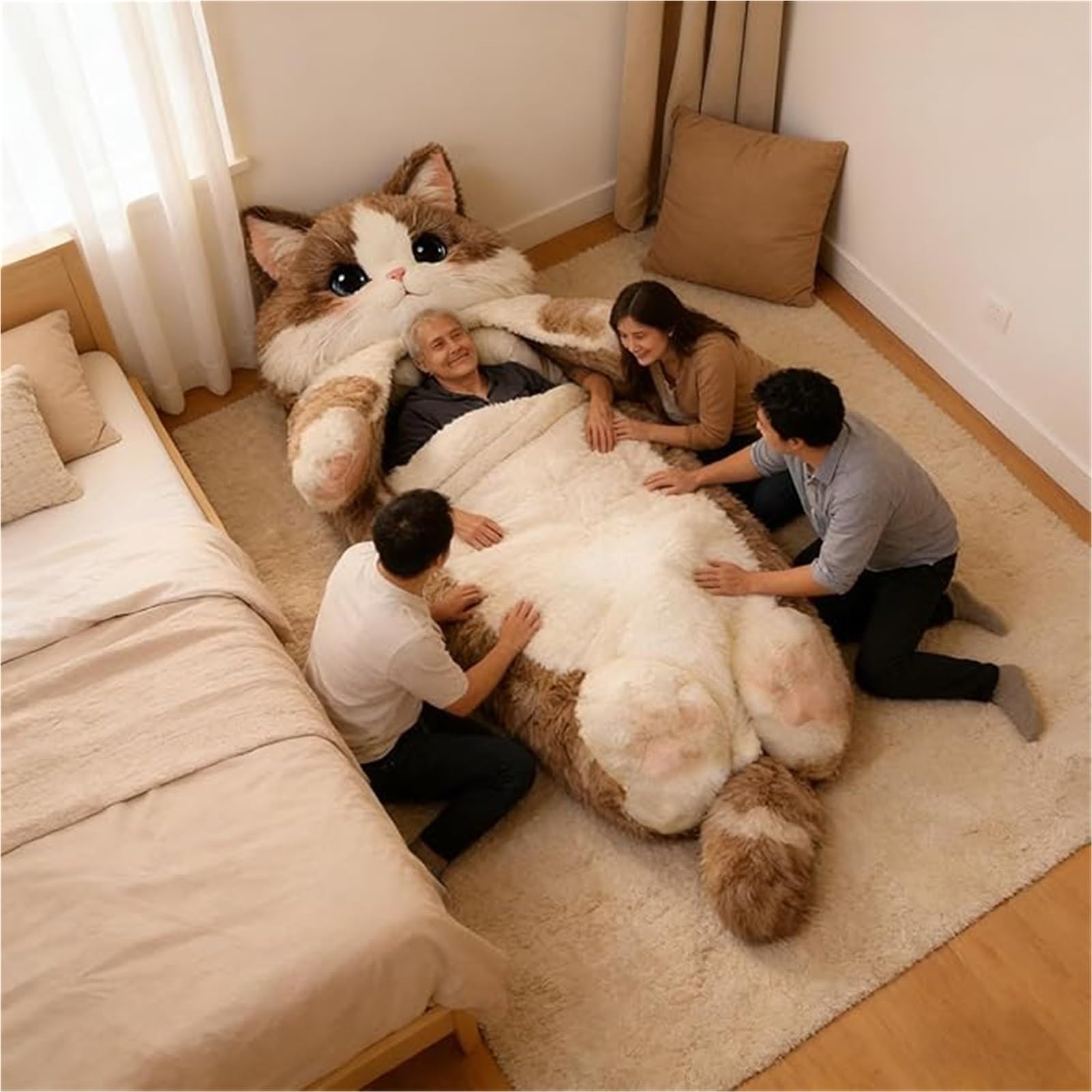 Saco de Dormir for Adultos, Sobres adorables, cómodo Saco de Dormir y Almohada esponjosa en uno