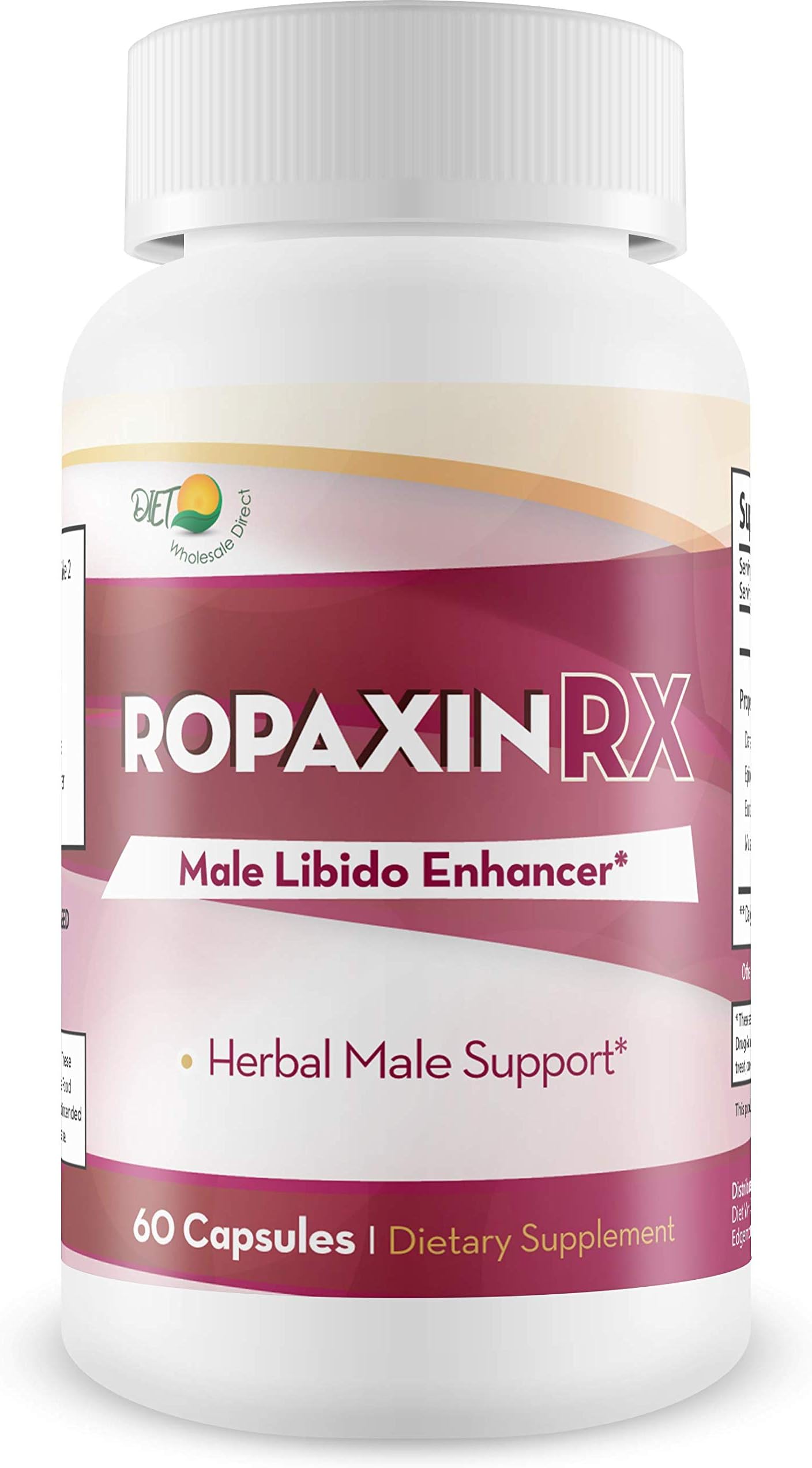 Ropaxin Rx Male Libido Enhancer - Vitality - Virility - Vigor - Feel The Power of Youth Enter Your Veins as This Herbal Blend Helps to Stimulate Natural Testosterone Production and Male Energy!