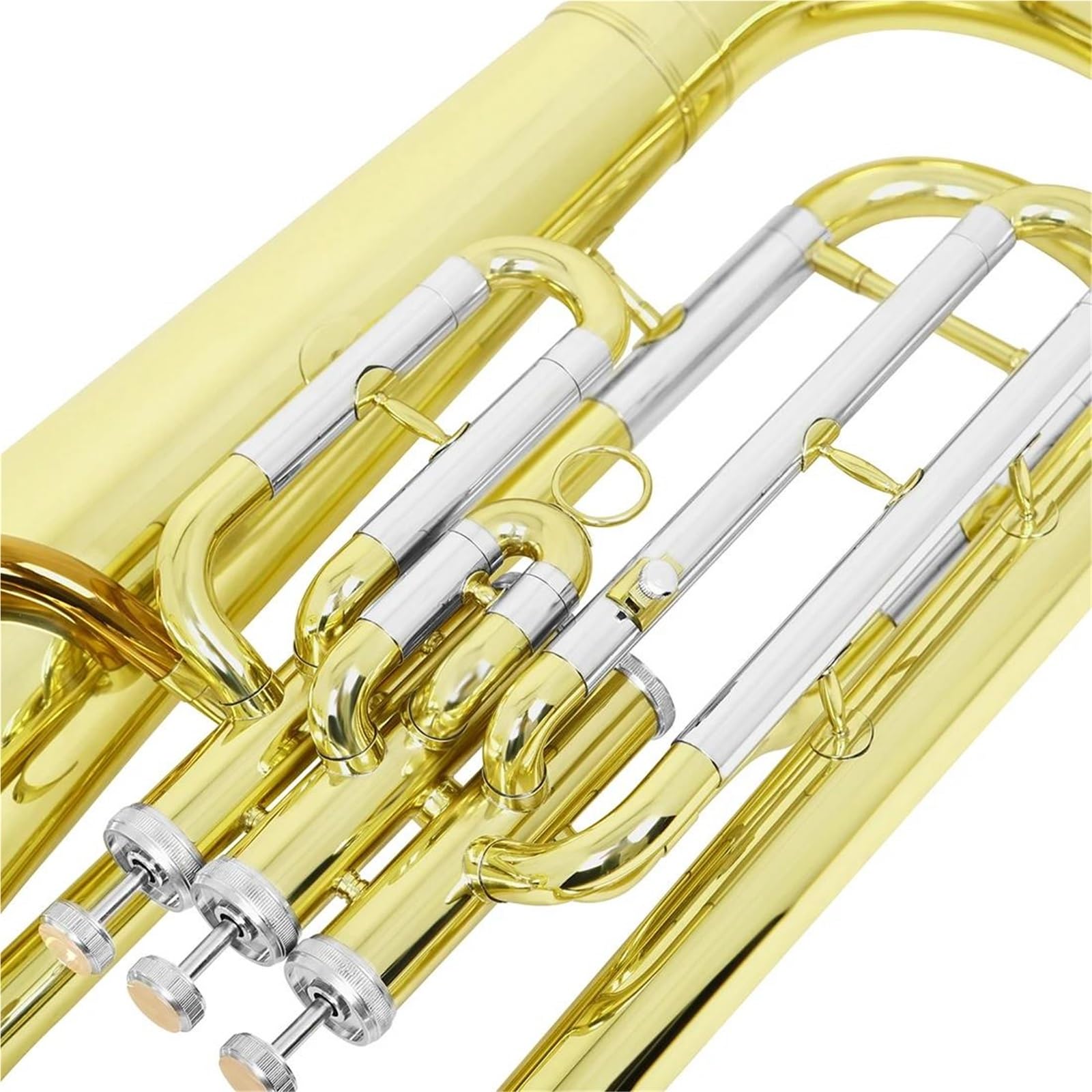 Eufonium Bb Flat Euphonium 3 Key Pionowy Instrument Muzyczny Barytonowy Początkujący Profesjonalny Występ