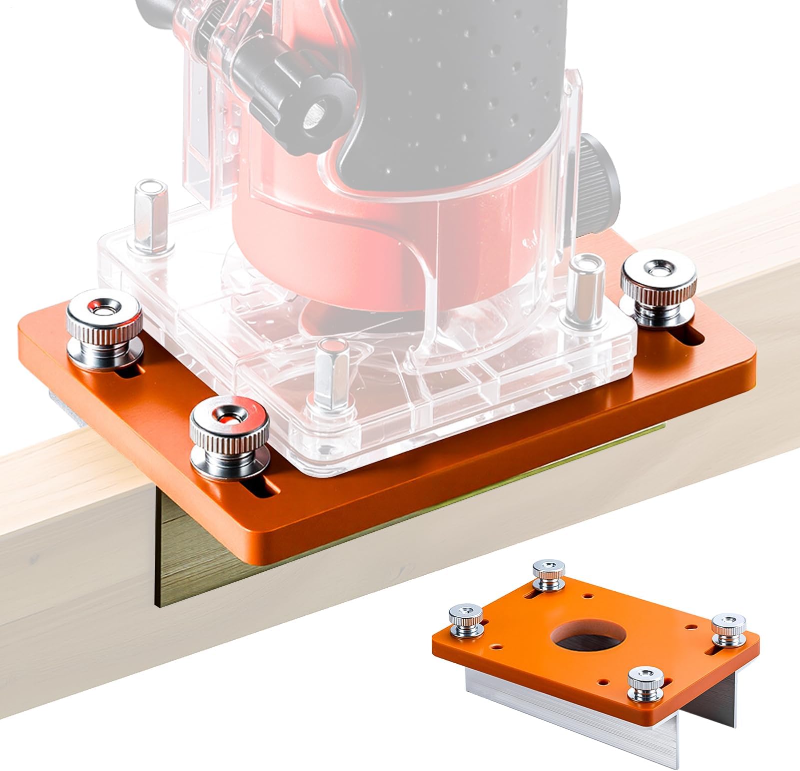 Round Corner Radius Template - Radius Jig | Corner Template, 2-in-1 Connector Grooving Tool, Woodworking Handheld Concealed Fastener Routing and Positioning Tools, Trimming Machine Frame