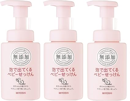 Amazon 無添加 泡で出てくるベビーせっけん 250ml 並行輸入品 ミヨシ石鹸 ベビーソープ Amazon 無添加 泡で出てくるベビーせっけん 250ml 並行輸入品 ミヨシ石鹸 ベビーソープ