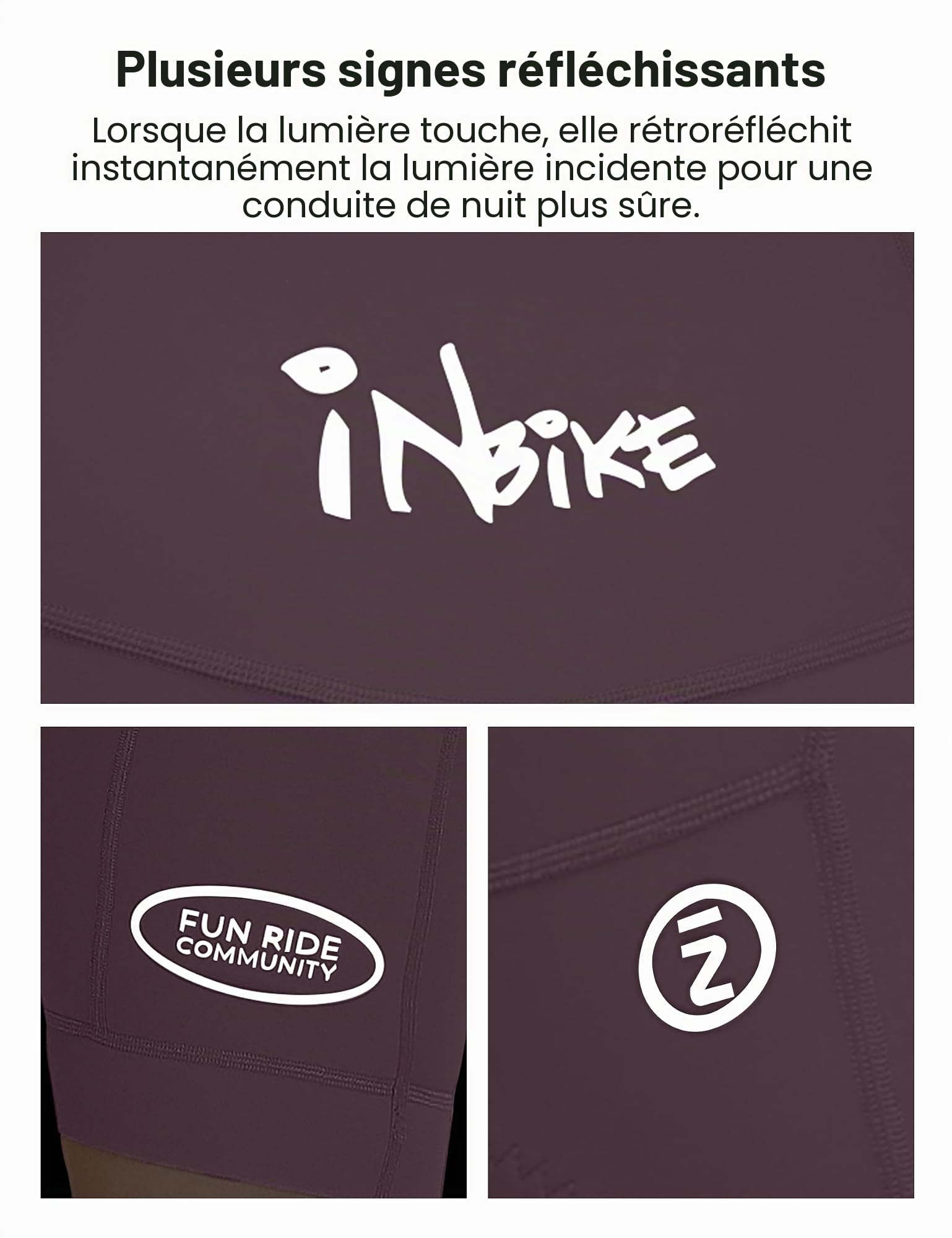 INBIKE Cuissard de Cyclisme à Bretelles pour Femme Short d'été Respirant à Séchage Rapide VTT Vélo de Route