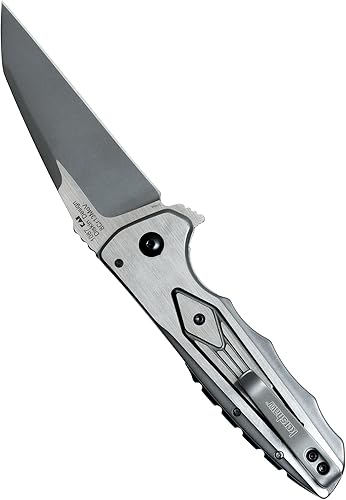 Miniatura 3 de Kershaw Deadline - Cuchillo de bolsillo plegable (1087) de 3.8 pulgadas, hoja de acero inoxidable 8Cr13MoV con mango de 2 tonos, cuenta con clip