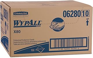 Kimberly-Clark WYPALL X80 Foodservice Paper Towel, 12-1/2x23-1/2, BE/WE, 150/carton