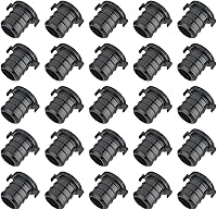 Vista 1 de EFIELD - Juego de 25 tapones de engarce de púas PPSU de polietileno de 3/4 pulgadas (tapa final) con pestaña de posición para tubos Pex
