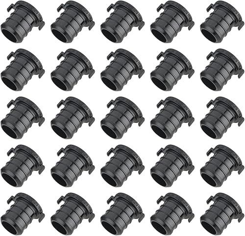 EFIELD - Juego de 25 tapones de engarce de púas PPSU de polietileno de 34 pulgadas (tapa final) con pestaña de posición para tubos Pex (34 pulgadas)