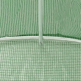 Rantry Mobiles Gewächshaus 8 m² 2 x 4 x 2 m, Gewächshaus für den Garten, Gewächshaus für Gemüse, Gewächshaus für Pflanzen