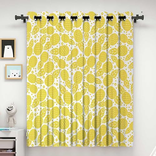 Cortina para Dividir Habitacion Amarilla Personalizar Decoración Corredera de Cristal Cortinas Cortinas para Ventanas De Cuarto Decoración de