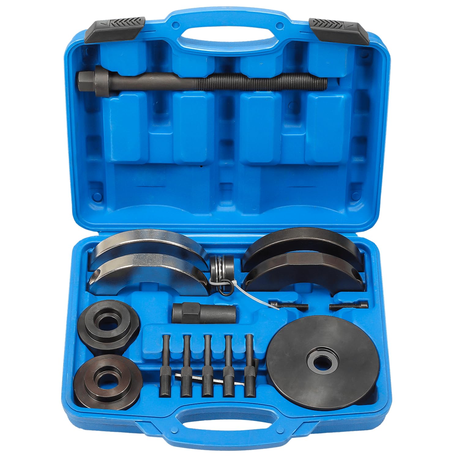 Lot de 18 outils de roulement de roue de voiture, 72 mm, outil de changement de moyeu de roue, extracteur de roulement de roue, outil de montage compatible avec VW Polo, compatible avec Audi