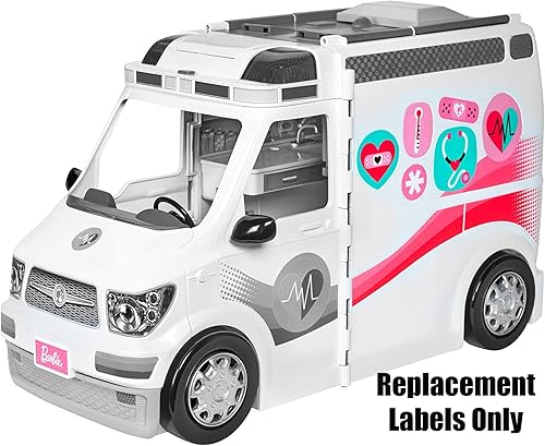 Miniatura 5 de Fisher-Pric e Calcomanías de repuesto para Barbie Care Clinic  Barbie Doll Playset FRM19 Barbie Care Clinic  Etiquetas de repuesto  Hoja D