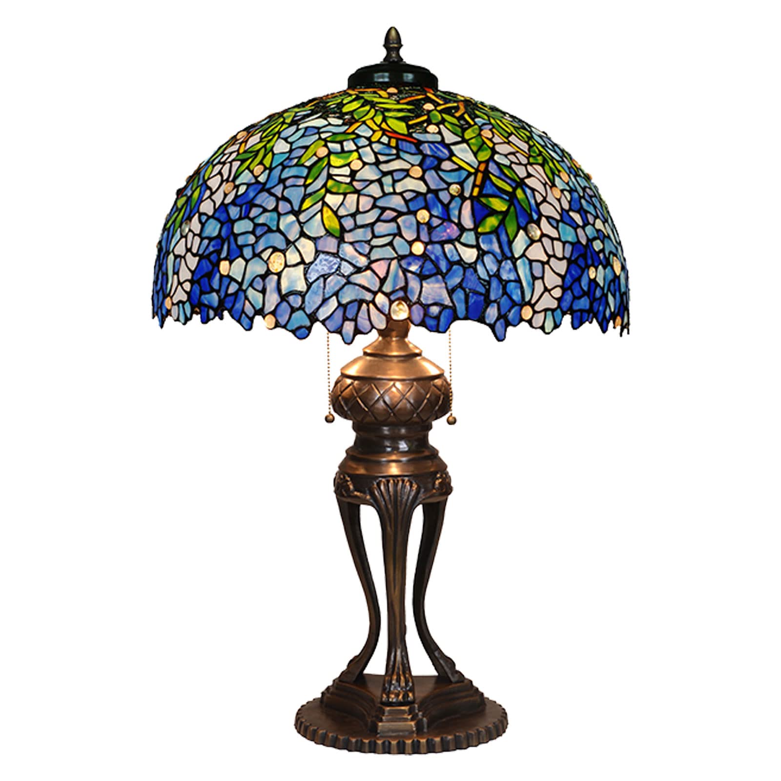 Amazon.co.jp: 20インチ ティファニー スタイル 藤 テーブルランプ