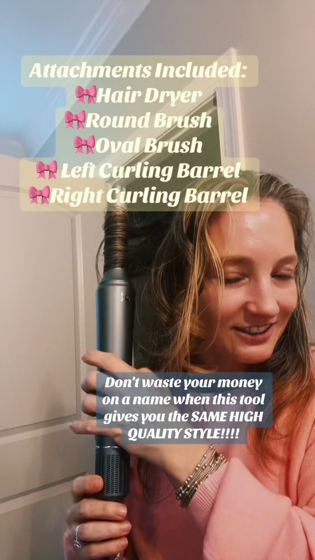 5 in 1 Hair Styler - Professional High Speed Hot Air Styler, Frizz