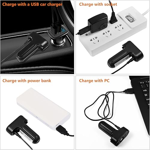 Miniatura 6 de KEDSUM Ducha portátil, bomba de ducha portátil con batería recargable, ducha portátil para campamento, cabezal de ducha portátil al aire libre