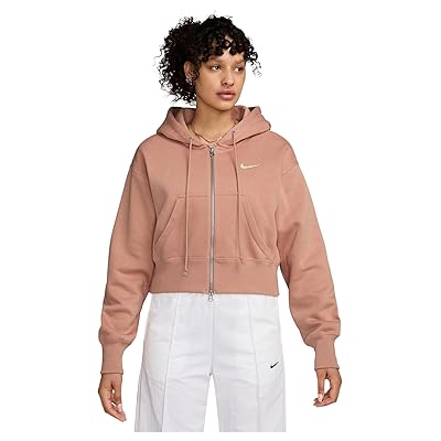 Nike Sportswear Phoenix Fleece Loose Full zip Crop Hoodie Women