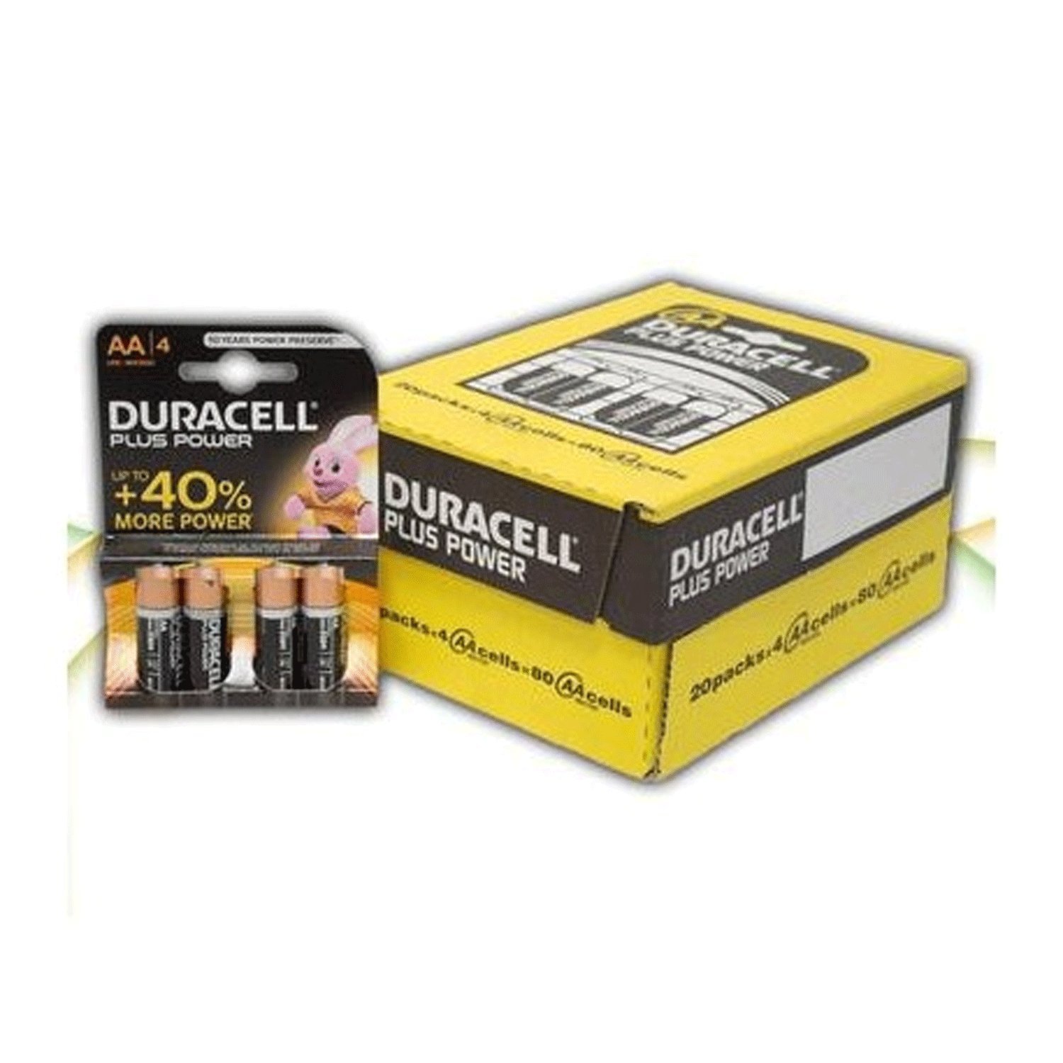 DURACELL ALKALINE AA, STILO SCATOLA DA 20 BLISTER X 4PZ