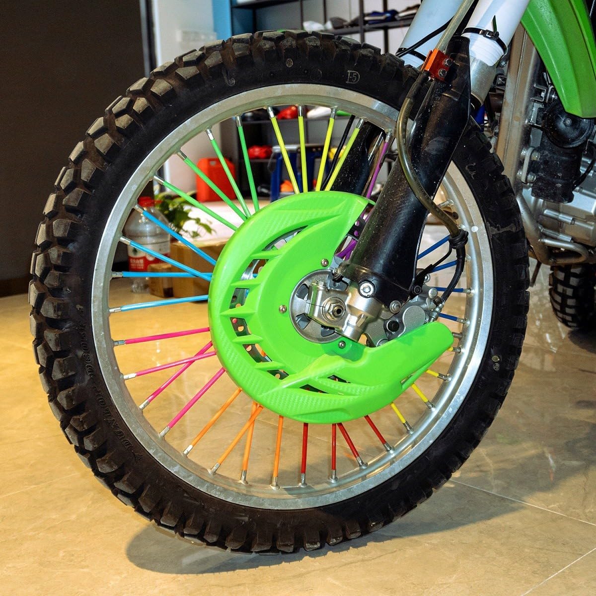 め*け様 klx250 新品ブレーキディスク　ドラスアップ新品なので目立ちます Amazon | バイク フロントブレーキディスクローター カワサキ KLX250