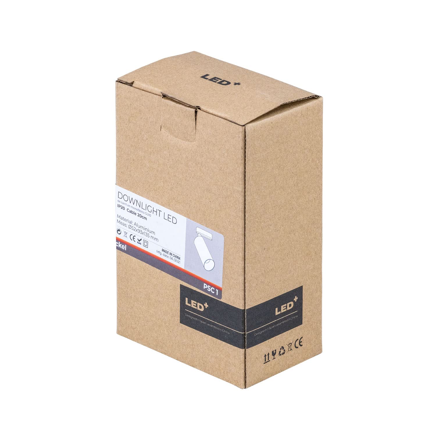 Popp Foco Portalámparas Carril en Monofásico para GU10 Dorado (Bombilla no incluida) Iluminación Orientable en Rieles de Techo Interior (5 unidad, Dorado)