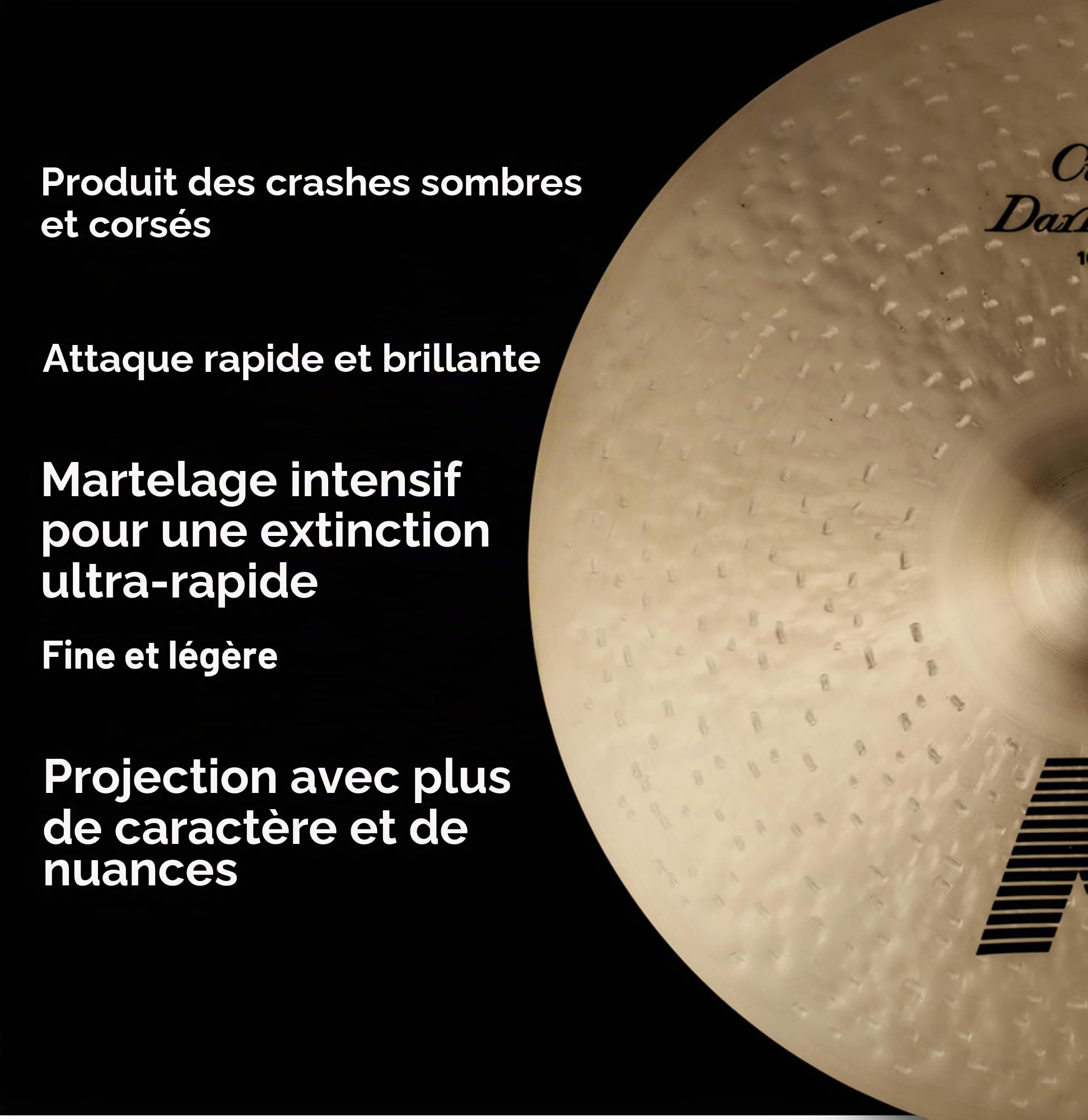 Zildjian K Custom Series - 16" Dark Crash Cymbal