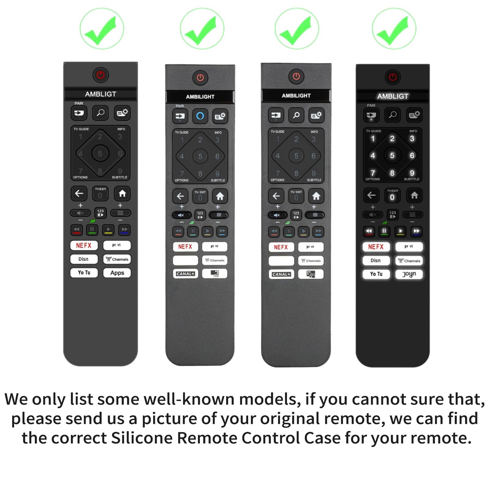 Custodia Telecomando in Silicone Compatibile Con Philips SRC-3215-01 SRC-3215-06 SRC-3216-12 SRC-3216-06S TV Telecomando Copertura Protettiva Antiurto Con un Cordino(Nero)