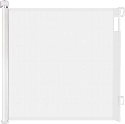 Momcozy Auto-lock Retractable Stair Gate,Safety Baby Gate Roll For Toddlers And Dogs,Extend Baby