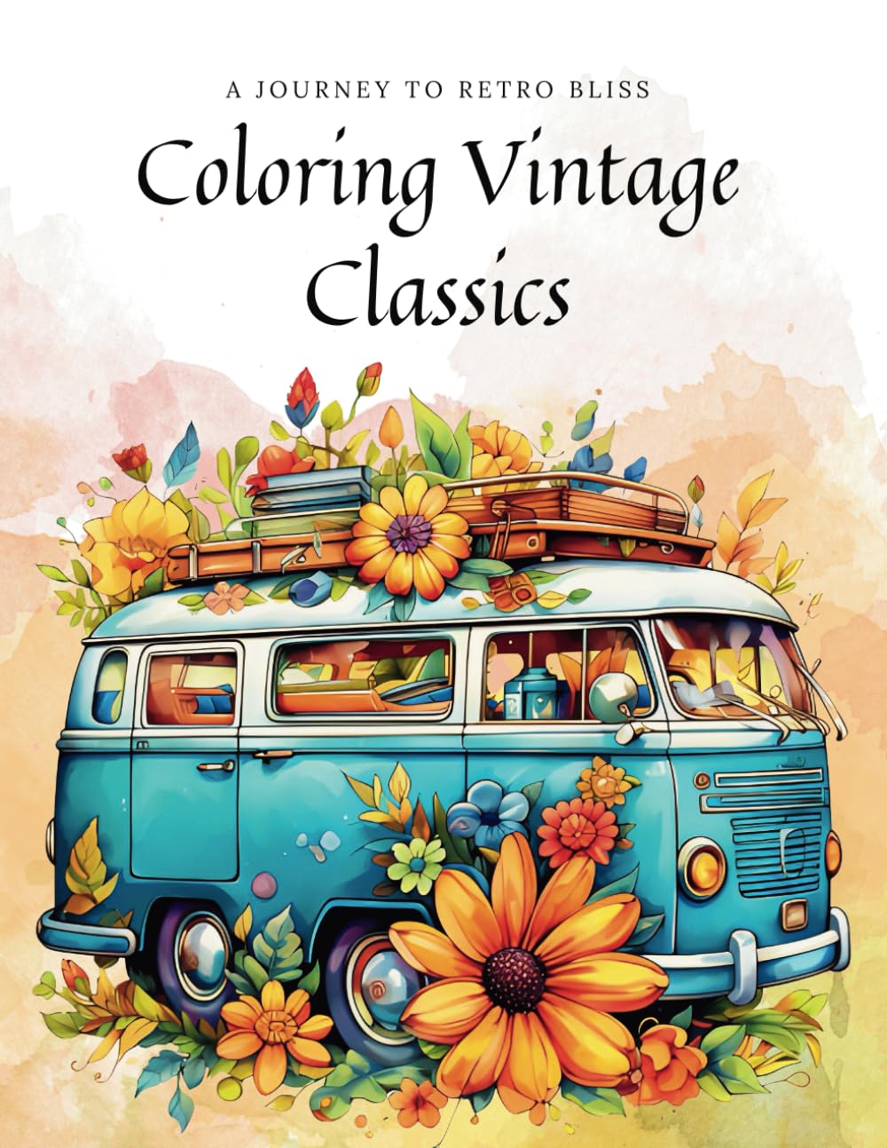 Coloring Vintage Classics: Coloring Through Time for Stress Relief and Relaxation