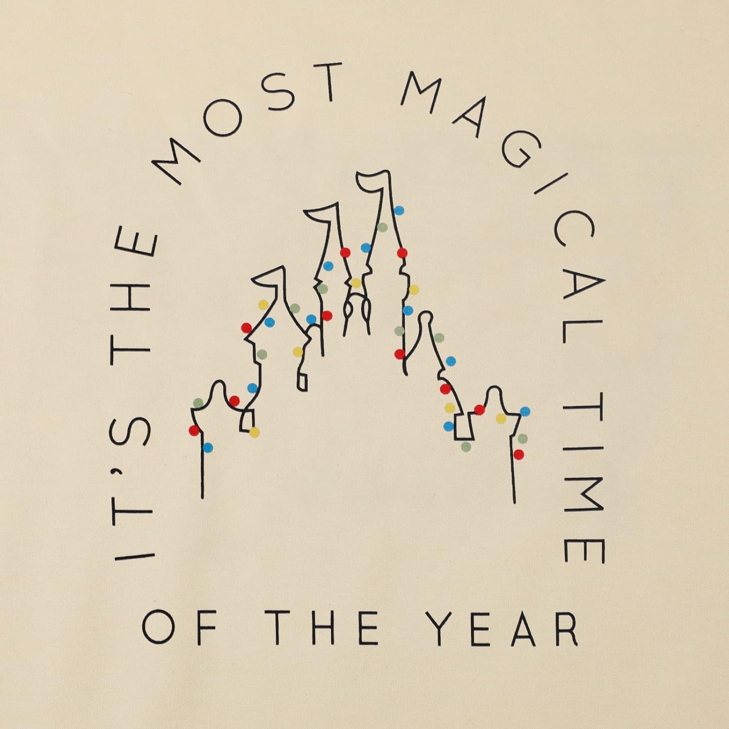 VILOVE Merry Christmas Sweatshirt Women Magical Christmas Shirt Christmas Lights Pullover Xmas Long Sleeve Tshirt - Image 5